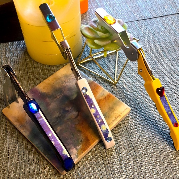 #58e Blinged Out Corkscrew with Van Gogh Vibes🌻 - Picture 3 of 17